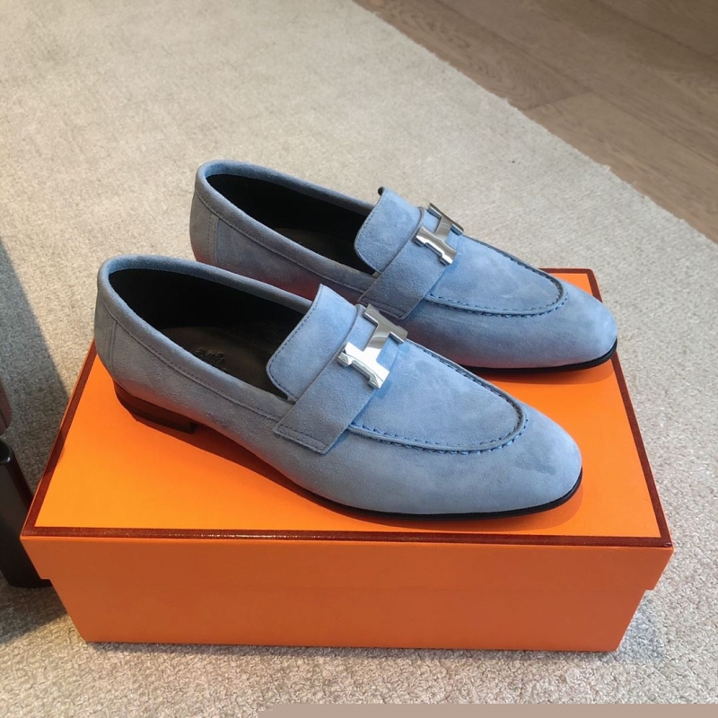 H**mes leather shoes